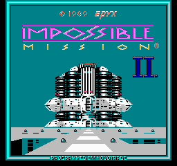Impossible Mission II (USA) (Unl) Title Screen